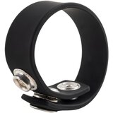 Pulselock Forge - podesivi silikonski prsten za penis s drukerom (crni) - 200 mm | shoptok.hr