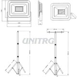  Reflektor na Stalku 2x30W 6000K | shoptok.hr