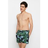 Trendyol Swim Shorts - Black - Tropical Cene