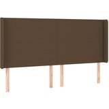  Box spring postelja z vzmetnico LED temno rjava 200x200cm blago, (20900250) | Shoptok.si