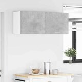  Viseča omarica z vrati Riga Beton sivo in bela 50 x 31 x 40 cm, (5000091900) | Shoptok.si