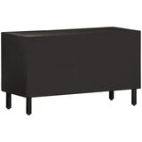 TV ormarić crni 80 x 31 x 46 cm od masivnog drva manga | Eponuda.com