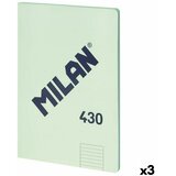  Bilježnica Milan 430 Zelena A4 48 Listovi (3 kom.) Cijene