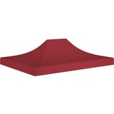 vidaXL Krov za šator za zabave 4,5 x 3 m bordo 270 g/m² | shoptok.hr