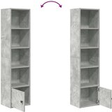vidaXL Regal za knjige boja betona 31x24x127 cm konstruirano drvo | shoptok.hr