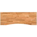  Stol Bjela i svjetlosmeđa 140 x 60 cm Čvrsto Hrastovo Drvo | shoptok.hr