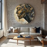  Okrugle slike s akrilom Portret poniznosti | shoptok.hr