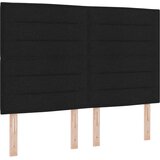  LED okvir za krevet s madracem Crna 160 x 200 cm Tkanina | shoptok.hr