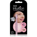 Wilkinson Sword Intuition Eyebrow Styler ženski brivnik za obrvi 3 kos u