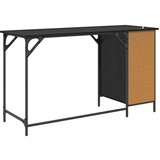  Stol za računalo Crni hrast 131 x 48 x 75 cm Konstruirano drvo | shoptok.hr