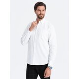 Ombre Oxford REGULAR men's fabric shirt - white | shoptok.hr
