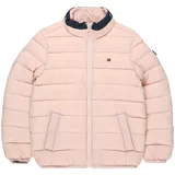 Tommy Hilfiger Zimska jakna mornarsko plava / puder roza / bijela