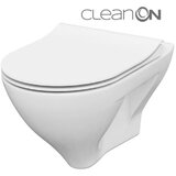 Cersanit viseča wc školjka mille clean on + wc pokrov slim Cene