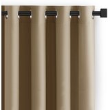 Restilo curtain CARLI color beige plain style classic silver eyelets type of material - textiles oxford 140x250 Cijene
