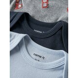 name it Dječji bodi morsko plava / svijetloplava / siva melange / krvavo crvena | shoptok.hr