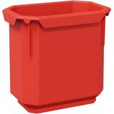  Stalak za kontejnere Crna i crvena 77,5 x 2 x 39 cm PP Slike