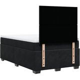  Krevet box spring s madracem crni 120 x 190 cm baršunasti | shoptok.hr