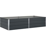  Sadilica Antracit 195 x 100 x 45 cm Cinkani čelik | shoptok.hr