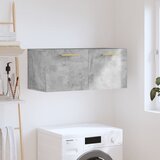 Maison Chic Stenska omarica - Zidna omarica betonsko siva 80x36,5x35 cm inženirski les iu446, (22063288) | Shoptok.si