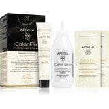 Apivita My Color Elixir barva za lase brez amoniaka odtenek 1.0 Black Cene