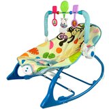 Lean_Toys Otroški Ležalnik z vibracijami za dojenčka zebra Cradle Rocker | Shoptok.si
