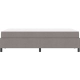  Postelja z vzmetnico Taupe in Črna 120 x 200 cm | Shoptok.si