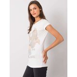 ex moda T-shirt EM-TS-ES-21-533.16-ecru | shoptok.hr