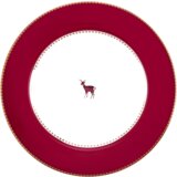 Pip Studio Love Birds - krožnik Deer Dark Red - 21 cm Cene