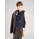 JDY Pleten brezrokavnik 'STELLA' temno modra | Shoptok.si