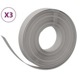  Vrtne ivice 3 kom sive 10 m 10 cm od polietilena | shoptok.hr