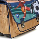 CARAMEL & CIE Šolska torba CARTABLE 38 CM FOOTBALL CLUB Večbarvna | Shoptok.si