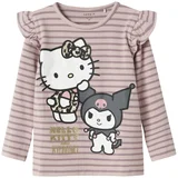 majica DR 13247010 NMFASANNA HELLOKITTY LS TOP BOX SKY D vijolična 98