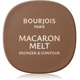 Bourjois Macaron Melt Bronzer & Contour bronzer in puder za konture 2 v 1 odtenek 02 Milky Mocha 5 g | Shoptok.si