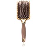 Olivia Garden Rectangular Paddle krtača za lažje česanje las Gold&Brown 1 kos | Shoptok.si