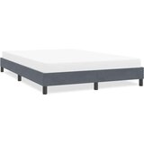 vidaXL Okvir kreveta bez madraca tamnosiva 140x210 cm baršun | shoptok.hr