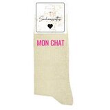 Les Sachoussettes Nogavice Mon chat Vijolična | Shoptok.si