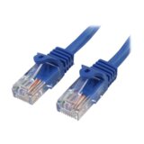 StarTech.com 45PAT50CMBL kabel za umrežavanje Plavo 0,5 m Cat5e U/UTP (UTP) | Shoptok.si