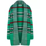Pri WARM Sweater. Checkered cardigan overlay | shoptok.hr