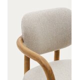 Kave Home Rjav/kremno bel jedilni stol Melqui – | Shoptok.si