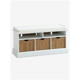  Klupa OLDEKROG 3 fioke bela/hrast 3600339 | Eponuda.com