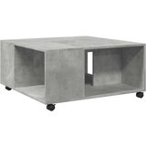  Stolić za kavu siva boja betona 80x80x40 cm konstruirano drvo | shoptok.hr