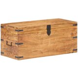  Škrinja od masivnog bagremovog drva 90 x 40 x 40 cm | shoptok.hr
