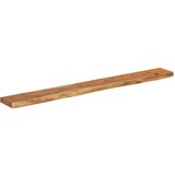 vidaXL Stenska polica 160x20x3,8 cm pravokotna akacija naraven rob | Shoptok.si