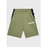 Napapijri Kratke hlače iz tkanine Pinta NP0A4GX8 D Zelena Regular Fit