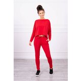 Kesi Complete with an oversized blouse in red Cene
