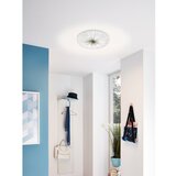 Eglo Nieves plafonjera/1, led, 24w, 2400lm, prom 410, bijela/srebrna | shoptok.hr