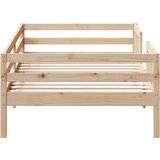 vidaXL Posteljni okvir 75x190 cm trdna borovina | Shoptok.si