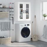 Maison Chic Stenska omarica - Zidna omarica bela 69,5x34x90 cm iu140, (22063158) | Shoptok.si