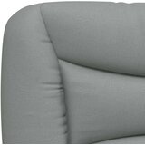 vidaXL Vzglavna stranica svetlo siva 100 cm blago | Shoptok.si