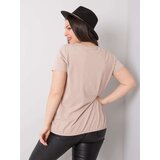 BASIC Feel Good T-shirt-RV-TS-6320.85P-beige | Shoptok.si